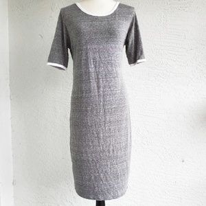 Gray & White LuLaRoe Julia Dress